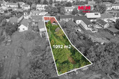 Prodej pozemku k bydlení, 1092 m2, Prusinovice, ul. Hlavní, cena cena v RK, nabízí 