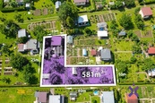 Zahrada se zděnou chatou, Zlín, Malenovice, zahrádkářská kolonie Dlouhé Hony, cena 1180000 CZK / objekt, nabízí 